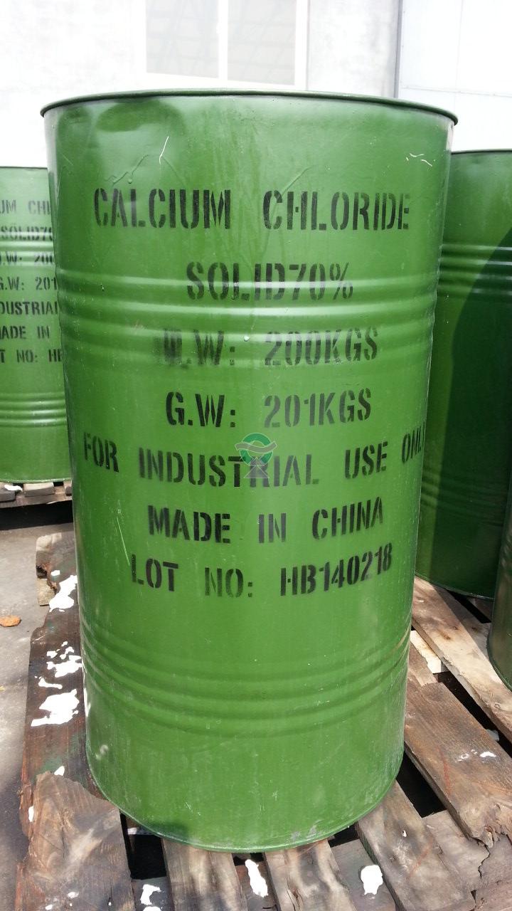 The sole supplier of Calcium Chloride Solid In Iron Drum